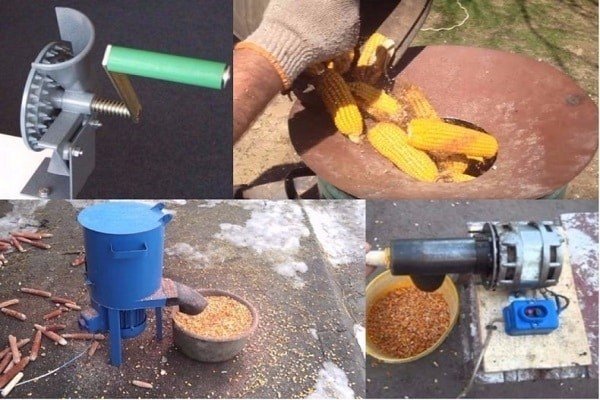 Ручная крупорушка для кукурузы