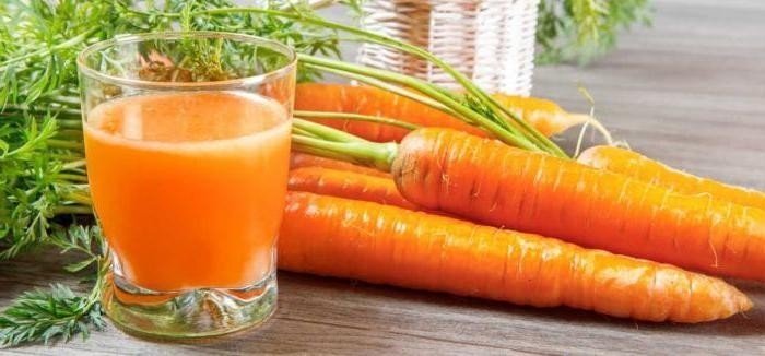 Морковный сок витамины