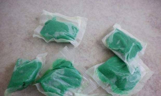 Отрава для мышей в пакетиках зеленая