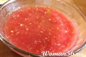 Сметанно томатный соус с болгарским перцем
