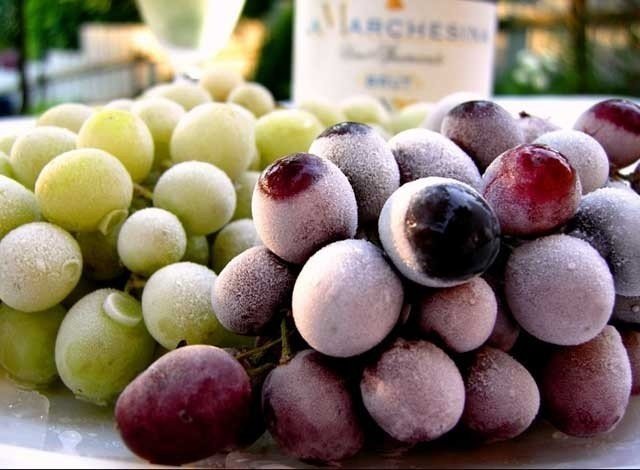 Подмороженный виноград